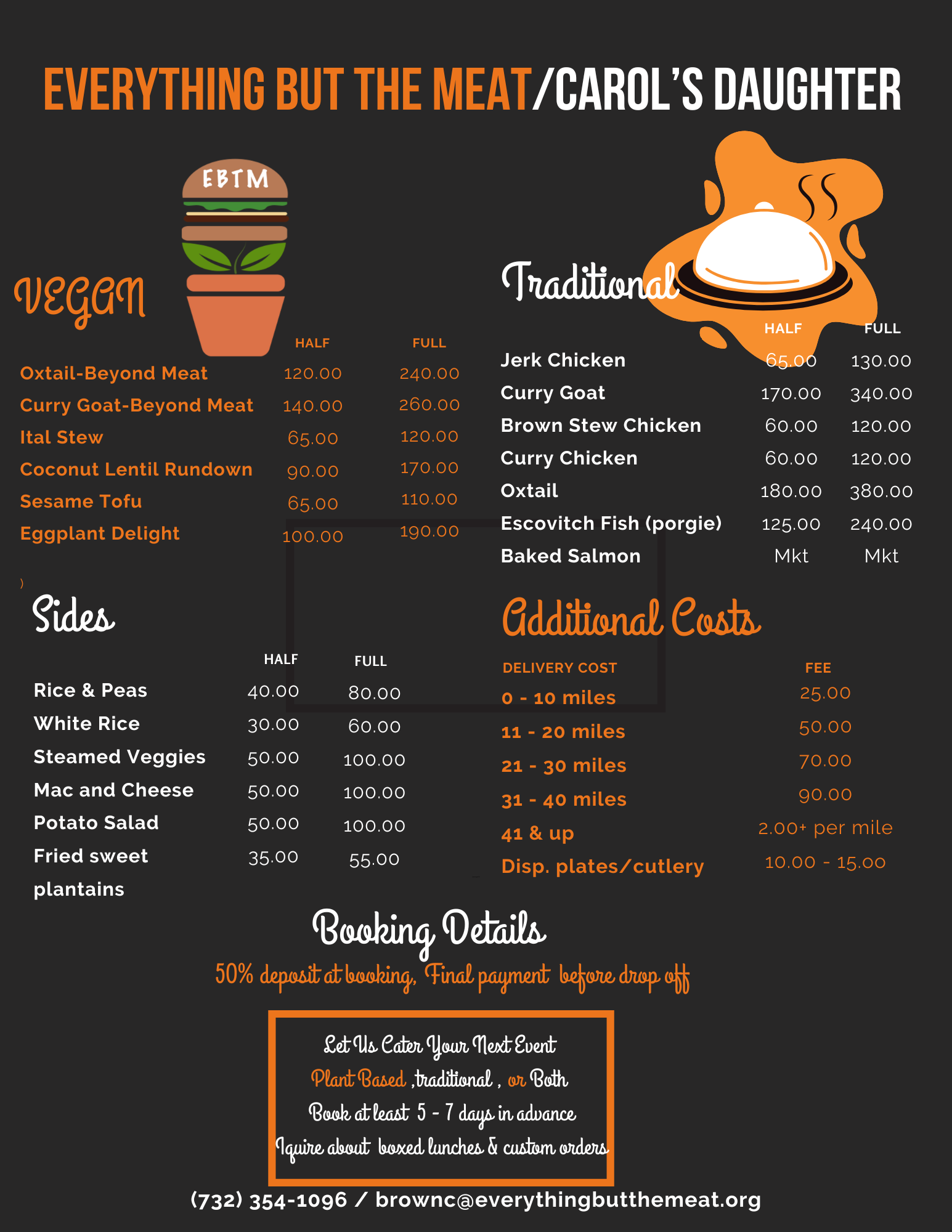 Catering Menu